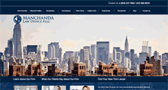 Desktop Screenshot of manchanda-law.com